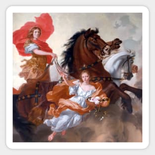 Apollo and Aurora by Gerard de Lairesse Sticker